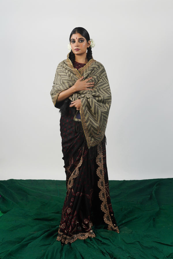 Handcrafted Wooden Shawl 