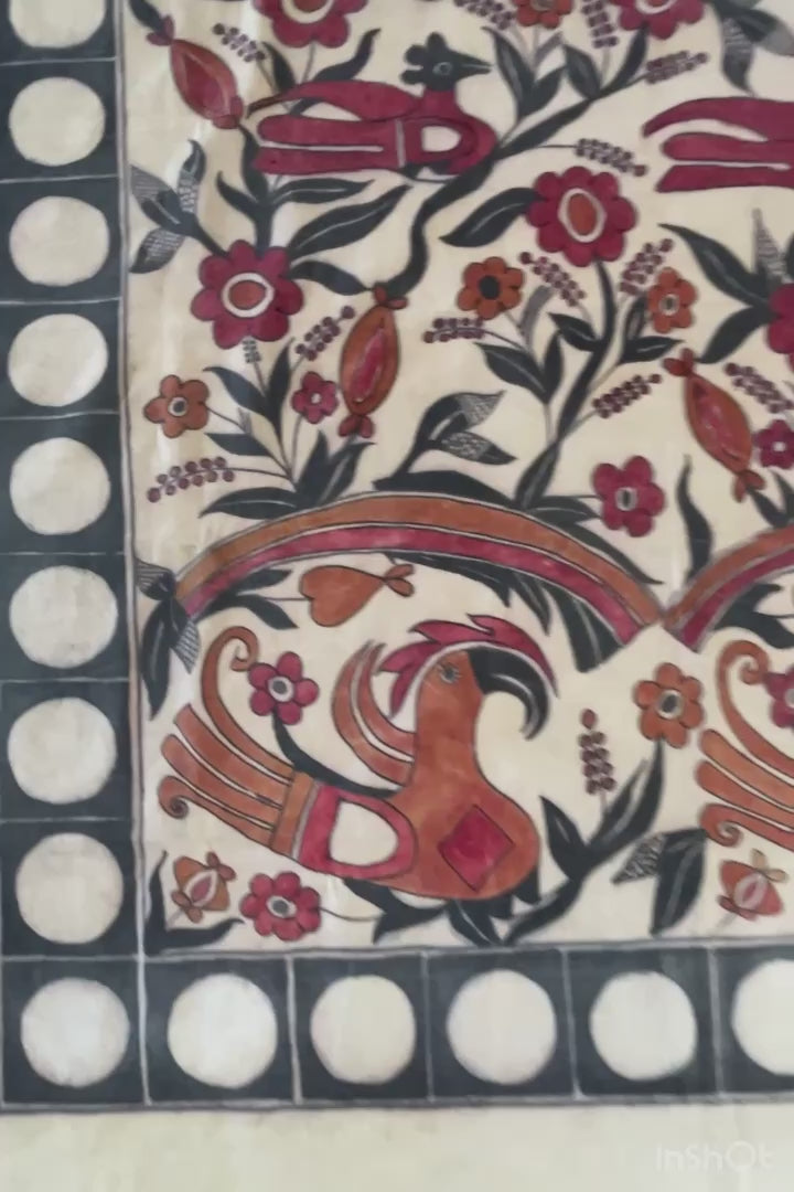 Authentic Handpainted Pen Kalamkari wall art