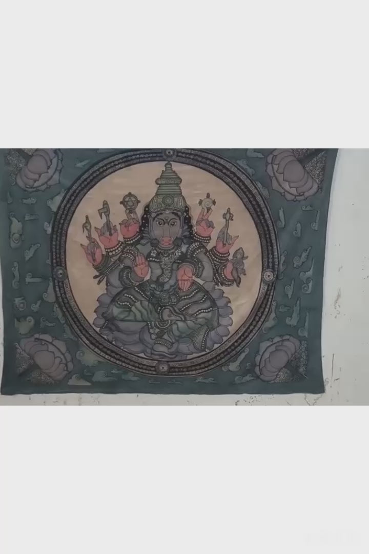 Authentic Handpainted pen kalamkari wall art 