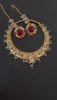  Nawratan (multicoloured) handcrafted jewellery set made in silver 