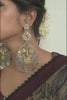 Handcrafted statement silver jhumka