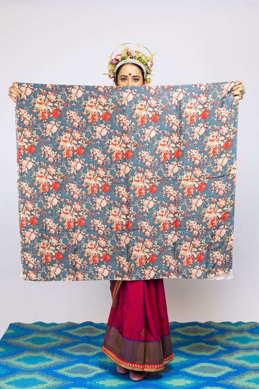 Handwoven/embroidered Banarasi Brocade silk saree.