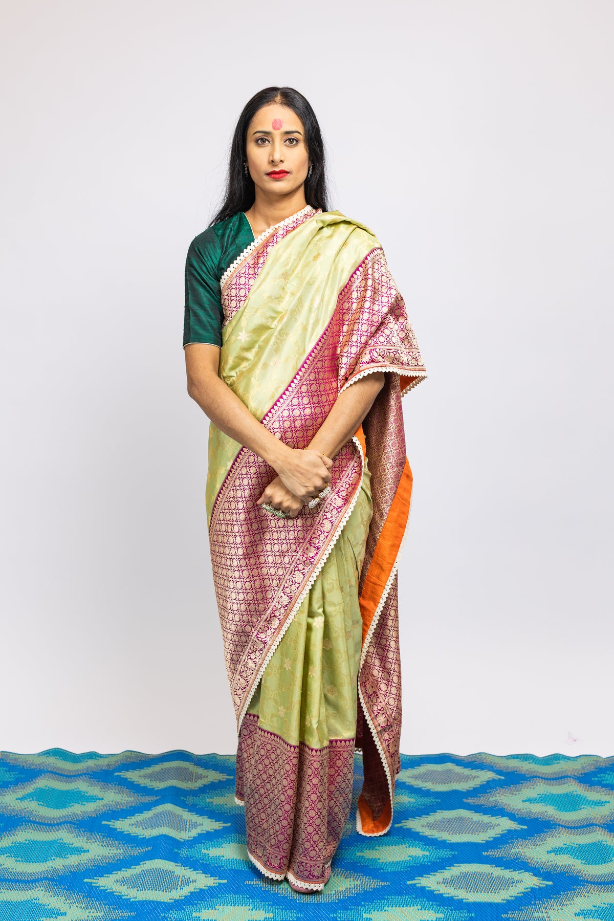 Pistar Banarasi Silk Saree | Designer Indian Sarees | Ayush Kejriwal–  ayushkejriwal