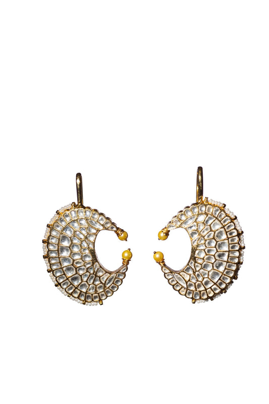 Statement earrings by Ayush Kejriwal