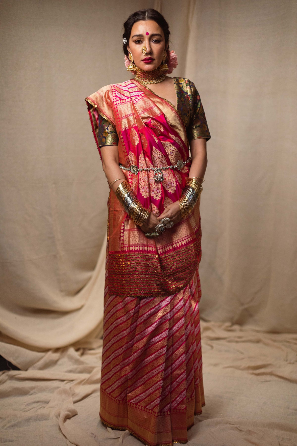 Nisha Davdra - Hennafied: Saree Draping Bengali Style
