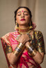 Handwoven Banarasi brocade silk saree