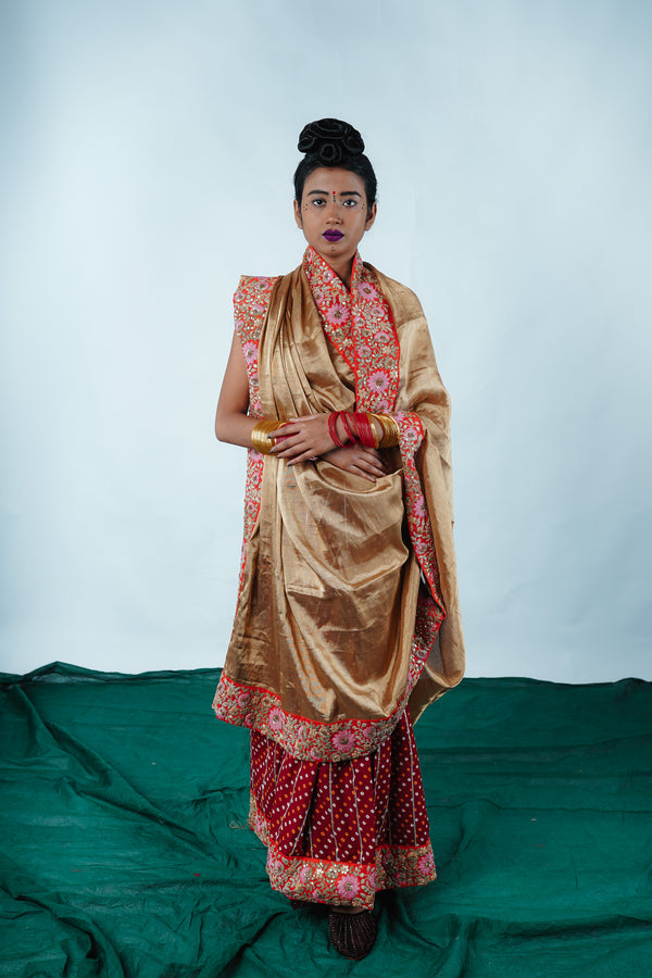 Wedding Wear Saree by Ayush Kejriwal