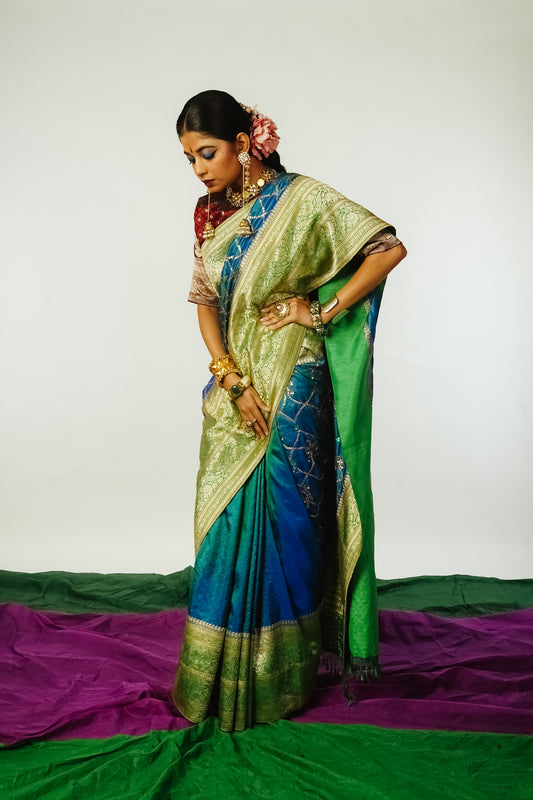 Beanarsi Silk Saree designed by Ayush Kejriwal