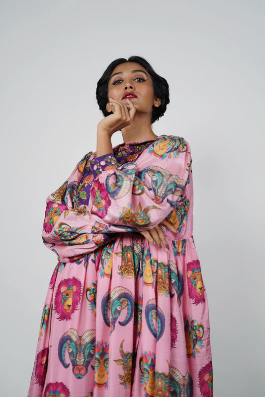 Bold print dress by Ayush Kejriwal