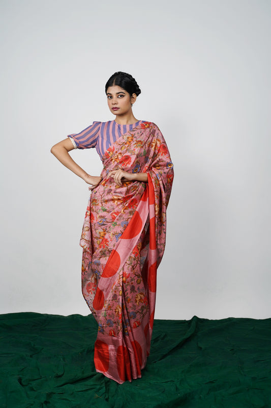 Printed Silk saree