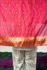 Details showing a hand woven benarsi silk blouse piece  designed by Ayush Kejriwal.