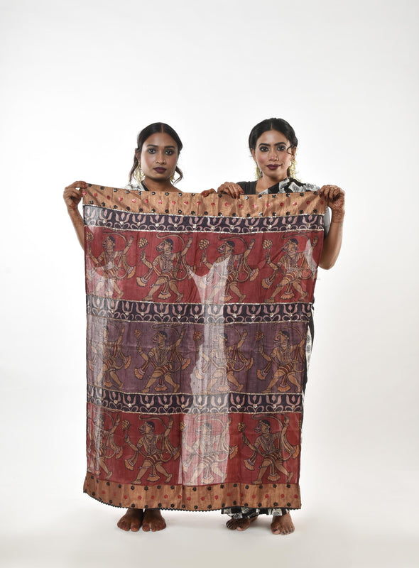 Handwoven Banarasi Tussar Silk Sarees