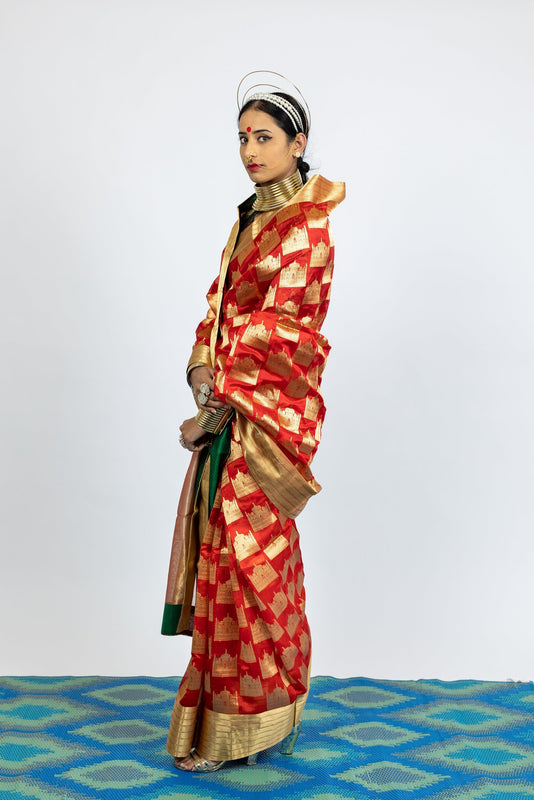 Designer Chanderi Saree By Ayush Kejriwal