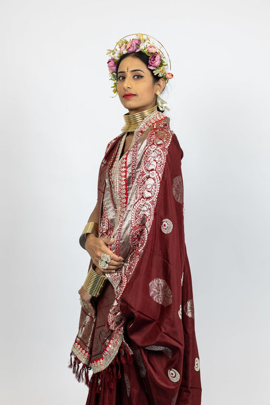 Handwoven Kanjeevaram Silk Saree