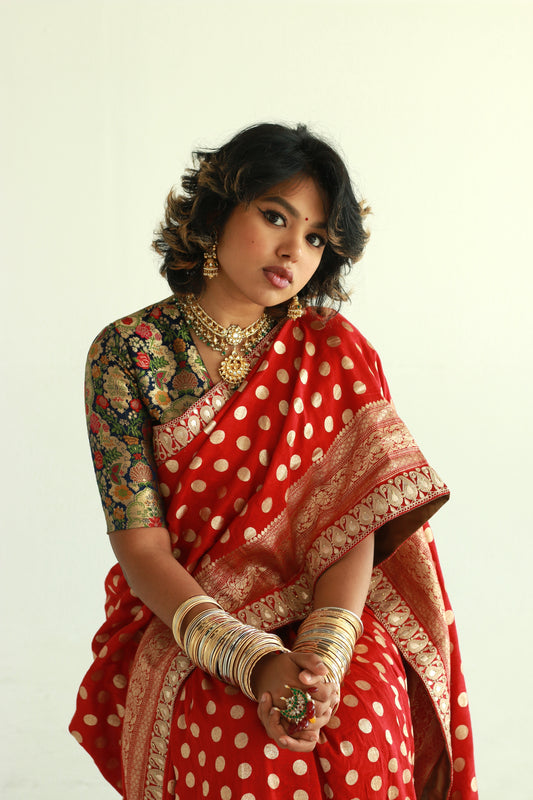 Wedding Banarasi silk saree