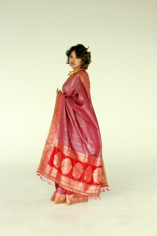 Handwoven Banarasi Silk Sarees. Tussar Silk Sarees