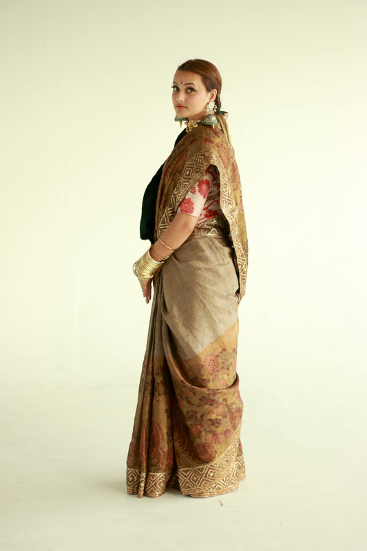Designer Kalamkari Saree