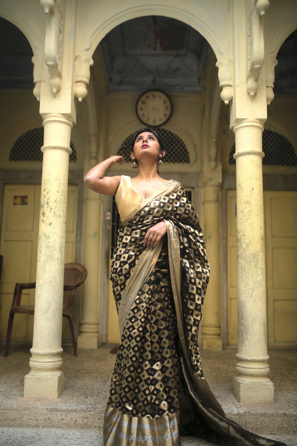 Designer Chanderi Silk saree