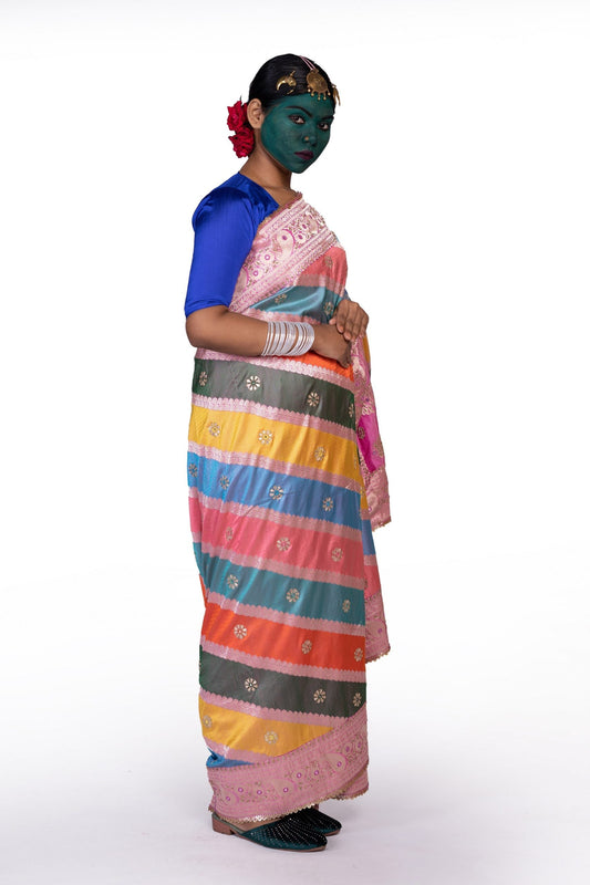 handwoven Banarasi brocade silk saree