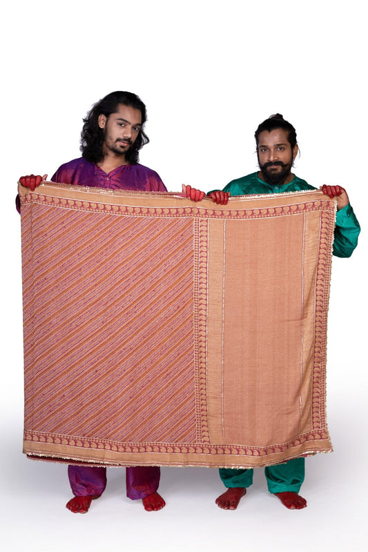 handwoven Bandhani banarasi saree