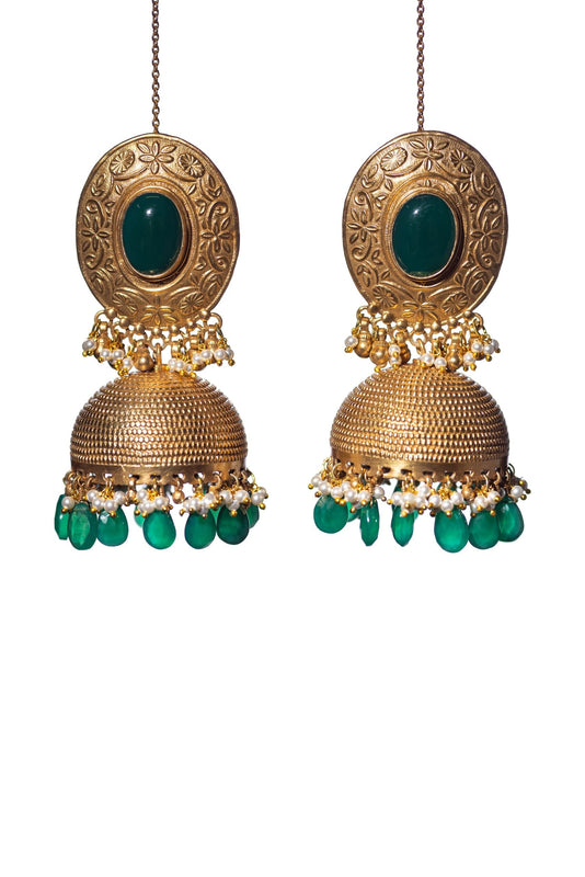 Handcrafted Indian Jewellery - Silver Earrings